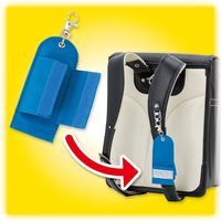 アスカ 目隠しキーケース ブルー KCV01B 5個（直送品）