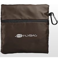 サンワダイレクト 折りたたみバッグ（旅行＆スーツケース対応・軽量・31リットル・ブラウン） 200-BAG076BR 1個（直送品）