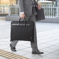 サンワダイレクト ガーメントバッグ（テーラーバッグ・シャツ収納・ハンガー付・小物ポケット搭載） 200-BAG108 1個（直送品）