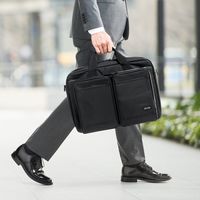 サンワダイレクト 軽量ビジネスバッグ（超撥水・2WAY・A4収納対応） 200-BAG122BK 1個（直送品）