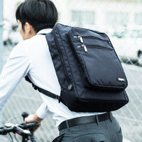 サンワダイレクト ビジネスリュック（3K・角型・軽量・高機能・ネイビー） 200-BAGBP015NV 1個（直送品）