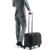 サンワダイレクト ビジネスキャリー（横型・4輪・耐水生地・止水ファスナー使用・22リットル・機内持ち込みサイズ） 200-BAGCR003WP 1個（直送品）
