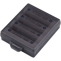 サンワダイレクト 電池ケース（単3電池用・4本収納） 200-BT003BK 1個（直送品）