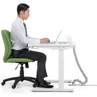 サンワダイレクト 昇降デスク用ケーブルカバー（昇降デスク・ケーブルカバー・配線カバー・ケーブルガード） 200-CA035 1個（直送品）