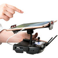 サンワダイレクト DJI Mavic Pro/Platinum/Air/Sparkコントローラー用タブレットホルダー 200-DR001 1個（直送品）