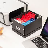 サンワダイレクト 組立DVD収納ボックス（17枚まで収納・ブラック） 200-FCD037BK 1個（直送品）