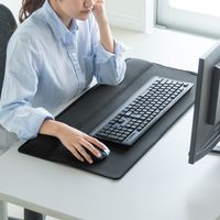 サンワダイレクト 巨大マウスパッド（リストレスト・手首・肘疲労軽減・エルゴノミクス） 200-MPD022 1個（直送品）