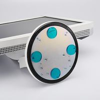 サンワダイレクト 耐震ジェル（耐震マット・テレビ＆パソコン対応・耐震度7・丸型） 200-QL002 1個（直送品）