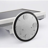 サンワダイレクト 耐震ジェル（耐震マット・テレビ＆パソコン対応・耐震度7・丸型・クリア・透明・4枚入り） 200-QL002CL 1個（直送品）