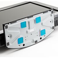 サンワダイレクト 耐震ジェル（耐震マット・テレビ＆パソコン対応・耐震度7・四角型） 200-QL003 1個（直送品）