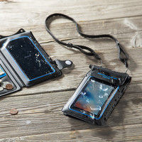 サンワダイレクト iPhone XSスマートフォン対応 小物ポケット付き防水ケース 200-SPC018WP 1個（直送品）