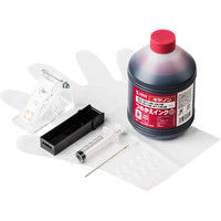 サンワダイレクト 詰め替えインク（キャノン・BCI-381M/XKI-N11M用・マゼンタ・500ml） 300-C381M500 1個（直送品）