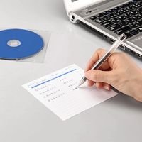 サンワダイレクト CD・DVD インデックスカード（手書き用・つやなし・100枚入） 300-IND001 1個（直送品）