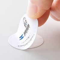 サンワダイレクト NFCタグシール用インクジェットラベル（300-NFC001用・24ラベル） 300-NFCLB001 1個（直送品）