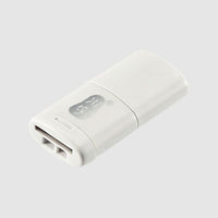 サンワダイレクト カードリーダー（microSD対応・ホワイト） 400-ADR102 1個（直送品）