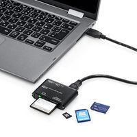 サンワダイレクト USB3.0マルチカードリーダー 400-ADR312BK 1個（直送品）