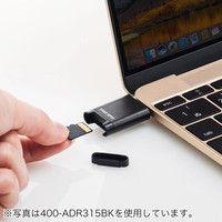 サンワダイレクト Type-Cカードリーダー 400-ADR315S 1個（直送品）