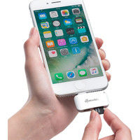 サンワダイレクト iPhone・iPad対応microSDカードリーダー 400-ADRIP09S 1個（直送品）