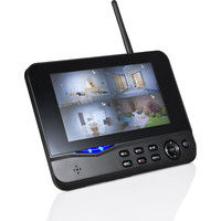 サンワダイレクト 防犯カメラ＆モニターセット 400-CAM035-4 1個（直送品）