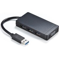 USBハブ　USB3.2Gen1　USB3.2Gen1×3　USBポート　400-HUB026　サンワサプライ　1個（直送品）