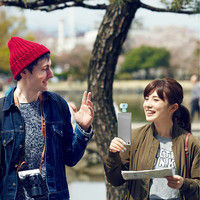 サンワダイレクト スマートフォン用マイク（外付け・microUSB・デュアルマイク・ブルー） 400-MC014U 1個（直送品）