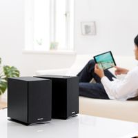 サンワダイレクト ブックシェルフ型Bluetoothスピーカー（高音質コーデック・NFC対応） 400-SP050BK 1個（直送品）