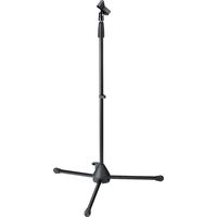 サンワダイレクト マイクスタンド（ストレートタイプ・クリップ式マイクホルダー付・折りたたみ対応・最大146cm） 400-SPST3 1個（直送品）