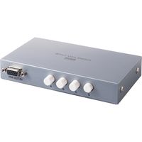 サンワダイレクト ディスプレイ切替器（VGA切替器・ミニD-sub15ピン・4台用） 400-SW025 1個（直送品）