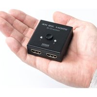 サンワダイレクト HDMIセレクター（4K・双方向・2入力1出力・1入力2出力・HDMI切替器） 400-SW028 1個（直送品）