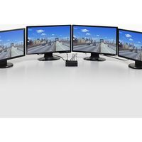 サンワダイレクト 高性能ディスプレイ分配器（ミニD-Sub15pin・アナログ用・4分配） 400-VGA006 1個（直送品）