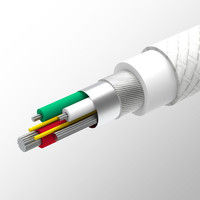 サンワダイレクト 断線しにくいライトニングケーブル 500-IPLM021 1個（直送品）