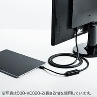 サンワダイレクト Mini DisplayPort-HDMI変換ケーブル 500-KC020-5 1個（直送品）