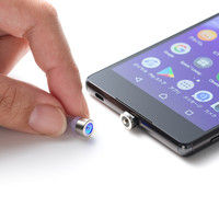 サンワダイレクト LED内蔵マグネット着脱式マイクロUSB充電専用ケーブル 500-USB048 1個（直送品）