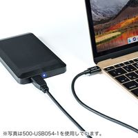サンワダイレクト USB タイプCケーブル 500-USB054-05 1個（直送品）