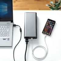 サンワダイレクト AC出力対応モバイルバッテリー 700-BTL035 1個（直送品）