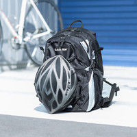 サンワダイレクト サイクリングバッグ（大容量・32リットル・3Dメッシュベルト・軽量・自転車通学通勤） 800-BYBP001 1個（直送品）