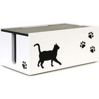 宮武製作所 猫のケーブルBOX 小 幅250×奥行150×高さ110mm CTB-151C 1個（直送品）