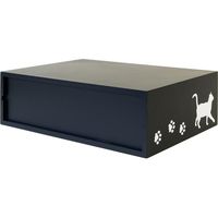 宮武製作所 猫のミニFAX台 幅350×奥行260×高さ110mm FX-05C 1台（直送品）