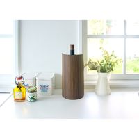 宮武製作所 木転写キッチンペーパースタンドTEER（ティール） ブラウン 幅130×奥行130×高さ305mm KP-400M_BR 1個（直送品）