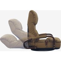 宮武製作所 ヘッドサポート座椅子 ダークブラウン YS-S1495_DBR 1脚（直送品）