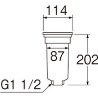 SANEI カゴ付流し排水栓 H65 1セット(3個)（直送品） - アスクル