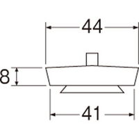 SANEI 吸盤付ゴム栓 PH281 1セット(10個)（直送品）