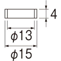 SANEI シャワーヘッド固定リング PP32S 1セット(30個)（直送品）