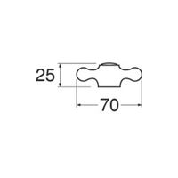 SANEI クロスハンドル PR211F 1セット(3個)（直送品）