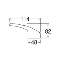 SANEI シングルレバーハンドル PR239F 1セット(3個)（直送品）