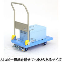 樹脂台車 静音タイプ（ブレーキ付き） 150kg荷重 金沢車輌 1台 オリジナル（わけあり品）