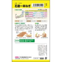 ニチノウのタネ 石倉一本ねぎ（おためしパック） 日本農産種苗 4960599182500 1セット（10袋入）（直送品）