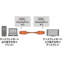 サンワサプライ DisplayPortケーブル 1m(Ver1.4) KC-DP1410 1本