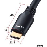 サンワサプライ HDMIアクティブケーブル（4K/60Hz対応） 20m KM-HD20-APR200L 1本（直送品）