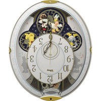 RHYTHM（リズム）ミッキー＆フレンズ 掛け時計 [電波 ステップ チャイム] 379×85×457mm 4MN509MC03 1個（直送品）